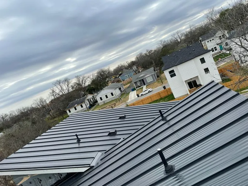 Standing seam metal roof panels with vents for Skylight Repair in De Pere